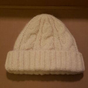Rugby Ralph Lauren Ivory Cable Knit Beanie